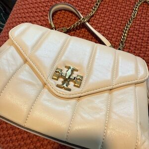 Tory Burch Cream Quilted Women's Bag